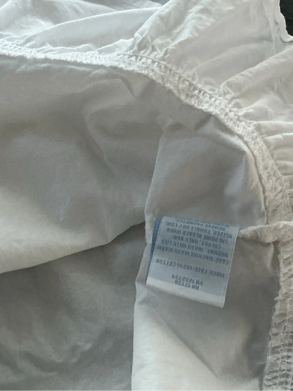 EUC Simply Shabby Chic Crisp White Sham